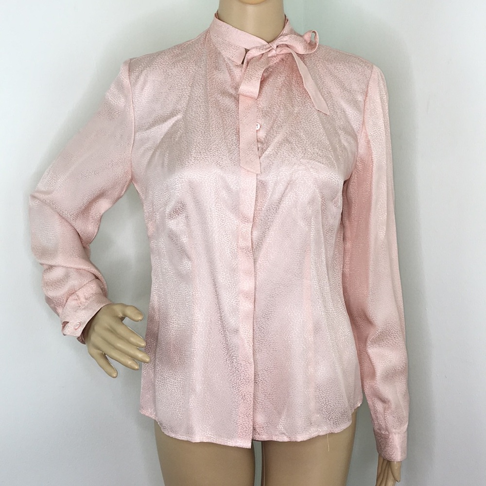 Liz Claiborne Pink Button Down Blouse